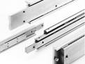 Telescopic rail steel with lock open and closed
LGA0500 installation length 500 mm
ZNJ silver zinc plated and passivated