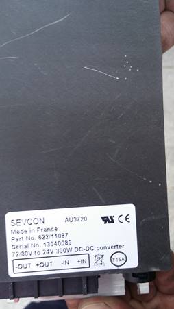 Sevcon Au3720 - 2015012502 - 522/11087